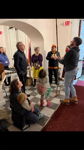 This evening, Portland’s Annual Homeless Person’s Memorial Vigil honored the 51 unhoused neighbors whom we lost this past year. Enacting our mission to help heal the world, we opened our meetinghouse as a shelter from the storm for this sacred event and tolled the bell for each person lost. | First Parish Portland Unitarian Universalist