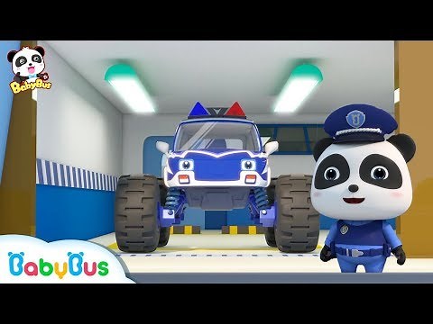Super Monster Police Car | Police Cartoon, Fire Truck | Kids Songs | Nursery Rhymes | BabyBus