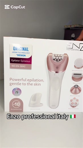 Épilateur Enzo Professional : 5 têtes et 10 accessoires
