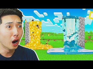 Realistic Water vs Lava in Minecraft..