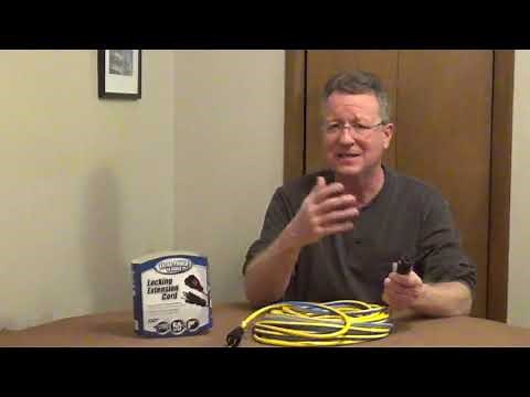 Locking Extension Cord