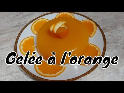 Gelée à l'orange rafraichissante