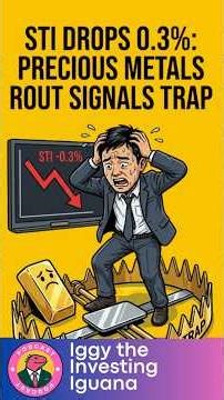 🇸🇬 STI Slips 0.3% on Gold Crash: Time to Rotate Your CPF Portfolio? | 🦖