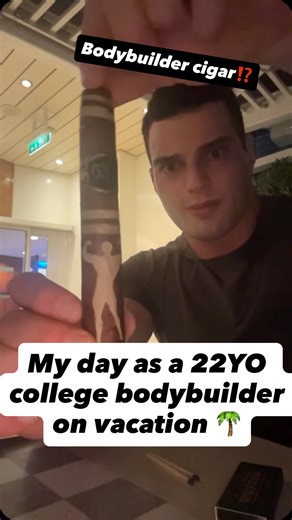 Sam Gothelf on Instagram: "Bodybuilder vacation🌴 - Code “SAM” 🏝️ @flavorgangofficial @myprotein - #bodybuilding #explore #gym #dayinlife #influencer"