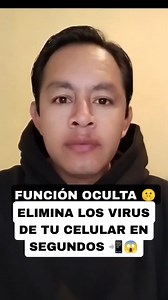 FUNCION OCULTA 🤫 QUE TIENE TU CELULAR 📲 Y SEGURO NO CONOCÍAS PARA ELIMINAR LOS VIRUS EN SEGUNDOS 😱⏱️ #trucos #tips #hacks #tricks #pasoapaso #EliminarVirus #secretos #celular #trucosparacelular #android #androidtips #androidhacks #tecnologia #technology #techno #tech #tutoriales #odctips #jancarloodc | Jancarloodc