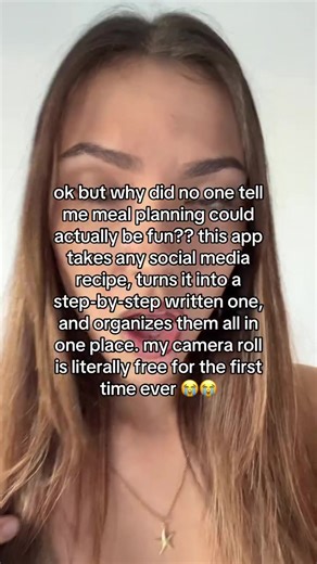 Why did no one tell me meal planning could be this fun? 🤯 This app turns your favorite social media recipes into step-by-step guides and keeps them all organized in one place. My camera roll is finally free! 😭✨ #MealPlanningMadeEasy #CookingJourney #KitchenFun #AppLove #HomeCooks #RecipeOrganization #CookDiary