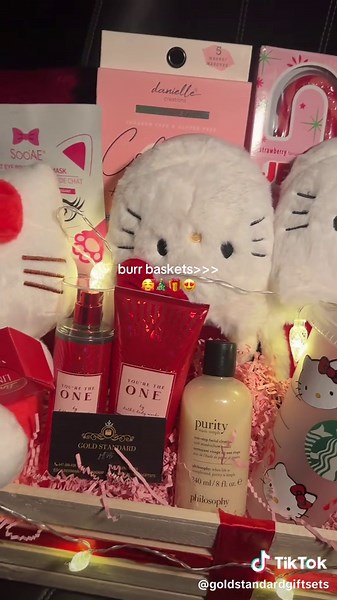 Hello Kitty Themed Christmas Basket for Gifting