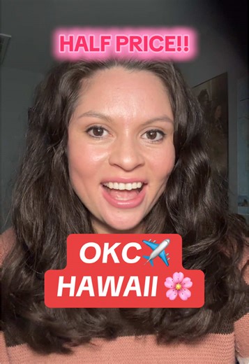 Cheap flights to Hawaii out of Oklahoma City!! #airclubpartner #cheapflights #fyp #hawaii #oklahoma