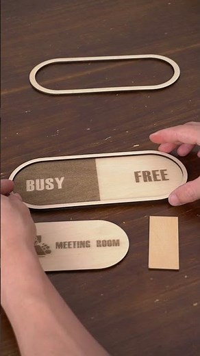 Laser Make Meeting Room Signs with ACMER P2 Laser Engraver