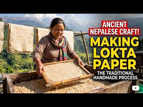 Why Nepal’s Lokta Paper is So Special! | Traditional Craftsmanship