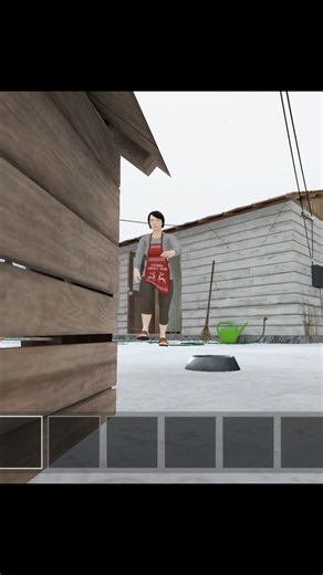 Hid in the Doghouse From Mom Galya (Mirror Mode) 2.0| SchoolBoy Runaway #schoolboyrunaway #shorts