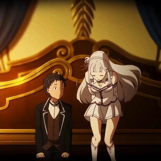 SLEEP😘[SUBARU 💝 EMILIA] - RE ZERO SEASON 1 | STRUCT (Slowed) #rezero