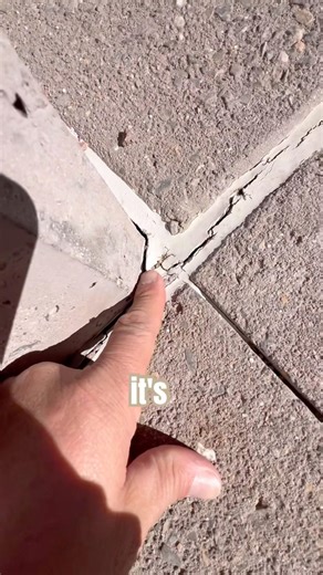 FREEZE & THAW ruins crack sealant ☀️❄️ #construction #pavementmaintenance #concrete