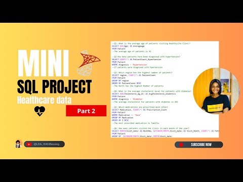 Mini SQL Project (Healthcare Data) | Beginner-Friendly | Part 2