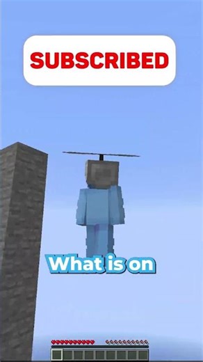 Minecraft, but it's impossible to die.. 💀 #shorts