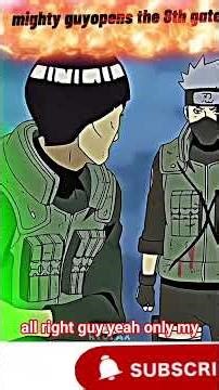 #naruto mighty guy opens the 8th inner gate🤯🤯#narutoshippuden