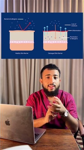 The skin barrier refers to the outermost layer of your skin, mainly the stratum corneum Think