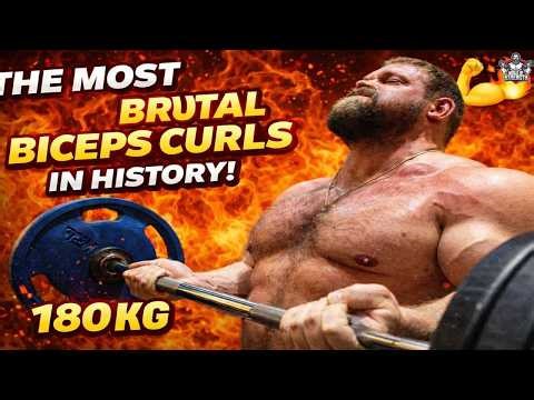 The Heaviest Biceps Curls Ever Recorded