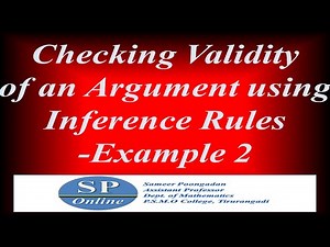 S1 B.Sc; Maths; Lecture 21-Checking of Validity of an Argument using Inference Rules-Example 2