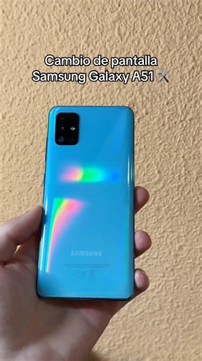 Cambio de pantalla Galaxy A51 #repairing #reparación #repairs #samsung #pantallarota