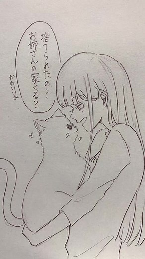 オリキャラの猫との心温まるストーリー