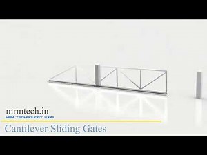 Cantilever Sliding Gate Hardware Kit Closeup Installation