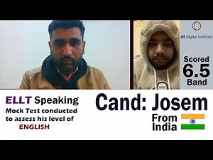 OIETC Speaking Mock Test | Cand: Josem from India | Oxford English Test