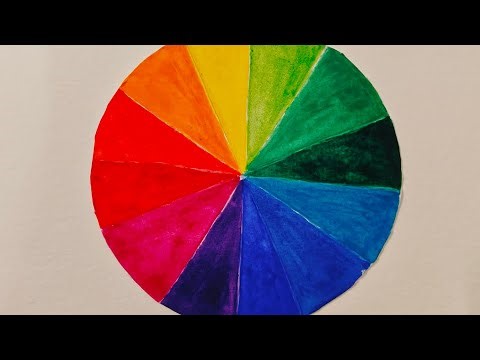 Make your own Color Wheel | Create it once and you never struggle with colors