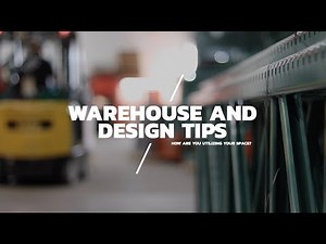 How Are You Utilizing Your Space? - Tip #1 Warehouse Space Planning and Design