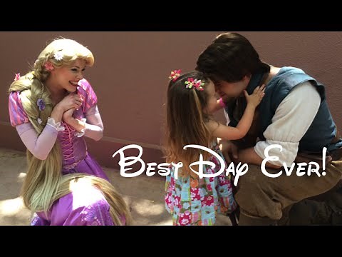 Lane Meets Flynn Rider at Walt Disney World