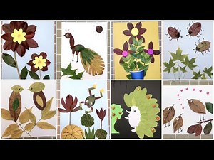 Stunning DIY Leaf Crafts for Kids to Make |Best Leaf Art & Craft Ideas for Kids |Leaf art and craft