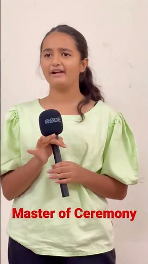 Opening of Master of Ceremony