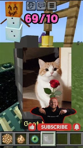 Minecraft: Which cat did it better?🤔||@Dracuuplayz #minecraft #youtubeshorts #viral #shorts