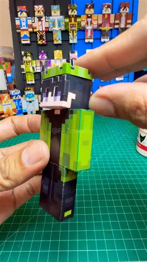 Papercraft Minecraft subscriber ‪@gamingzif‬ #shorts