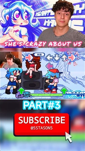 Friday Night Funkin’ VS Heartbreak Havoc Sky REDUX (PART 3) #shorts #fnfmod #fridaynightfunkin