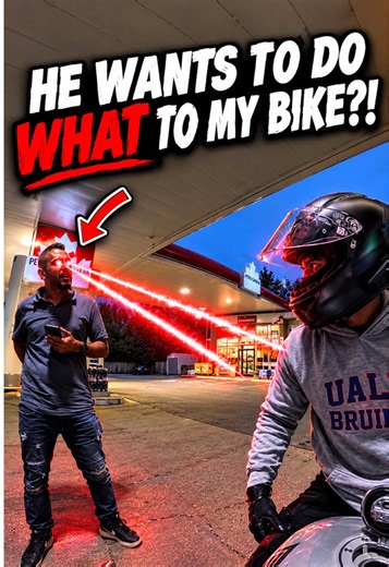 POV: You stop for gas and a random guy walks up asking to BUY YOUR BIKE ON THE SPOT 😭🏍️💀 Would you sell your bike if someone offered you cash on the spot? 👀 #fyp #motorcycle #cbr600f4i #motovlog #bikelife
