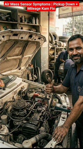 Air Mass Sensor Kharab? Car Pickup Kam + Mileage Down | 3 Easy Fix | Car Problem Hindi #short