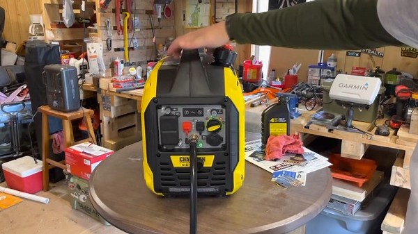 Watch Setup Champion 2500 Dual Fuel Generator on Propane on Amazon Live