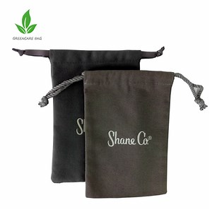 [Hot Item] Eco Friendly Jewellery Packing Pouch Cotton Canvas Drawstring Jewelry Pouch Cloth Gift Jewelry Packaging Bags