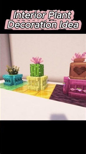 Minecraft Plant Decoration #minecraft #shorts