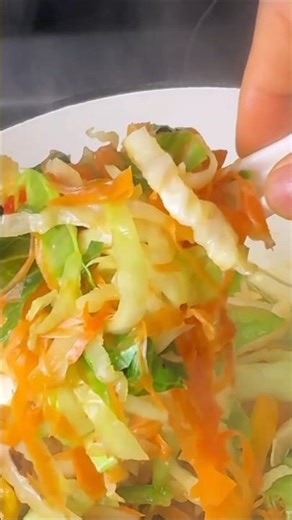 How To Make The Perfect Steamed Cabbage Everytime #ShortCookingVideo #JamaicanFood #Shorts