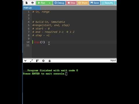 Python - Range Function