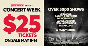 Live Nation Concert Week 2024: Here’s how  to get your $25 concert tickets now