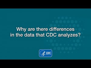 Why are there differences in the data that CDC analyzes?