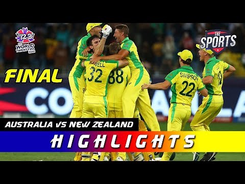 Australia VS New Zealand Final Highlights T20 World Cup 2021 - ICC World Cup Highlights 2021