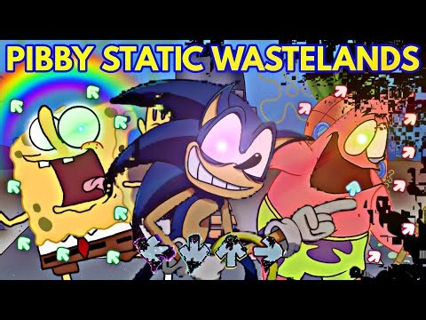 Friday Night Funkin' New STATIC WASTELANDS | SpongeBob (FNF/Mod/Pibby + Cutscene)