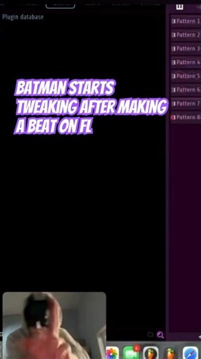 Batman starts tweaking after making a beat #viral #funny #batman #beats #relatable #memearchive