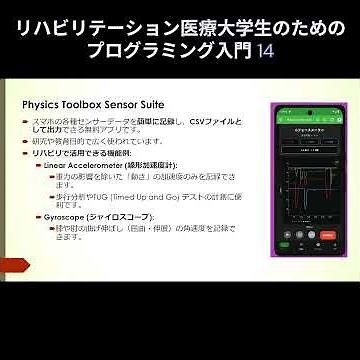 Introduction to Programming for Rehabilitation Medical Students 14Short