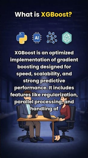 What is XGBoost?? | ML Interview Question Explained #Shorts