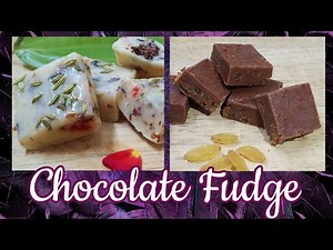 10 minute Chocolate Fudge l Choco Raisin Fudge l Choco Paan Fudge l 4 ingredient fudge recipe..